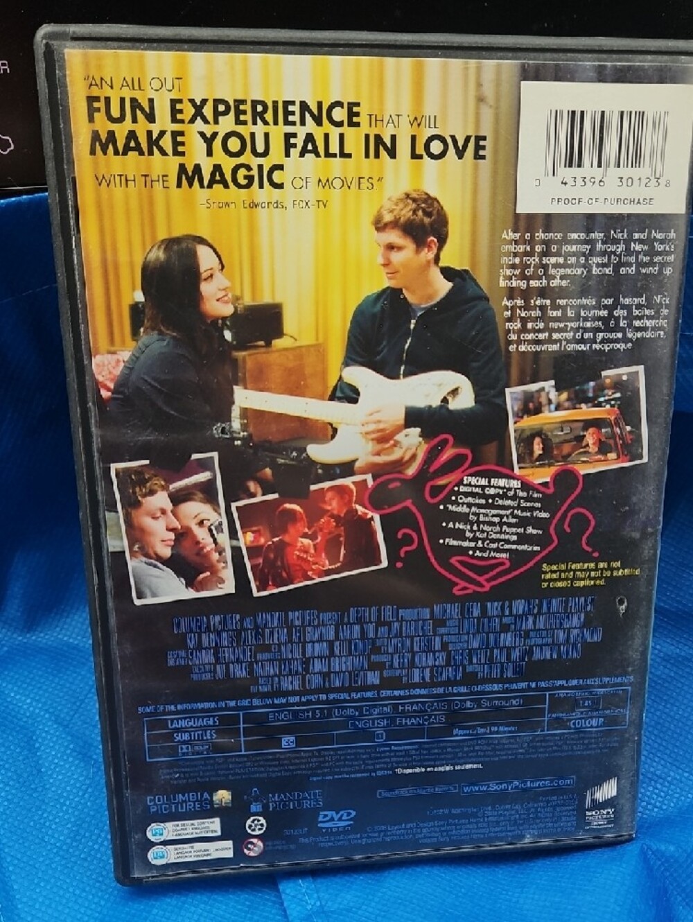 🌟3/$25🌟 Nick & Norah's Infinite Playlist DVD - Picture 2 of 5